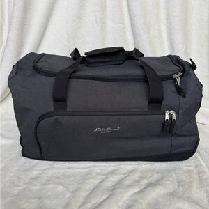 Eddie Bauer Charcoal Duffel Bag with Wheels